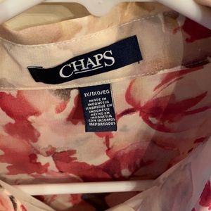 Beautiful Chaps pleated top size 1x..